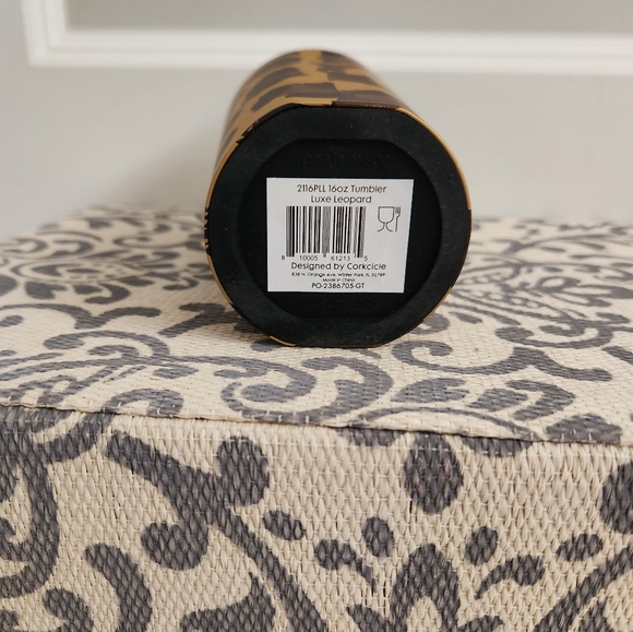 Corkcicle Leopard Print Insulated Drinkware/ Tumbler - Picture 3 of 4